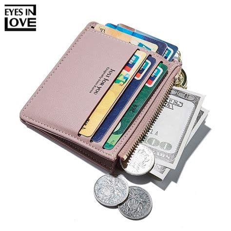 The best card holder is designed to be as slim and compact as possible for practicality and safety. 2018 New Super Thin Small Credit Card Wallet Women's Leather Key Chain ID Card Holder Slim ...