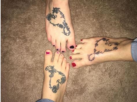 Sister tattoo ideas with flowers. 50+ Matching Sister Tattoos For 2,3 (2019) Unique Ideas ...