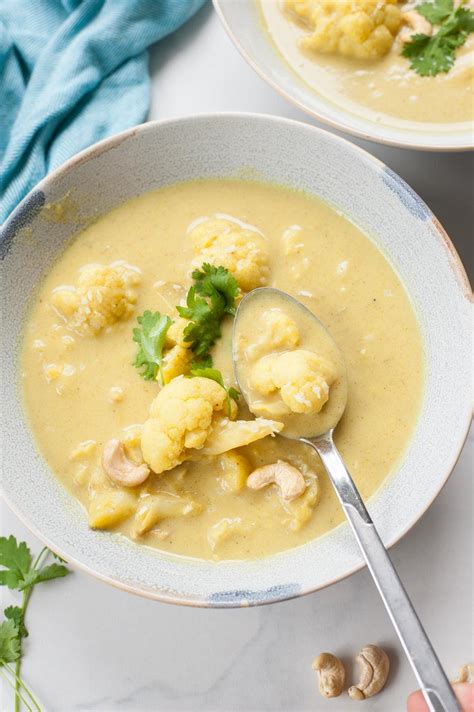 Curried Cauliflower Soup With Coconut Milk Everyday Delicious