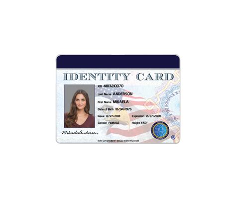 Personal ID Badge Template Horizontal | XpressID | Badge template, Id badge, Card template