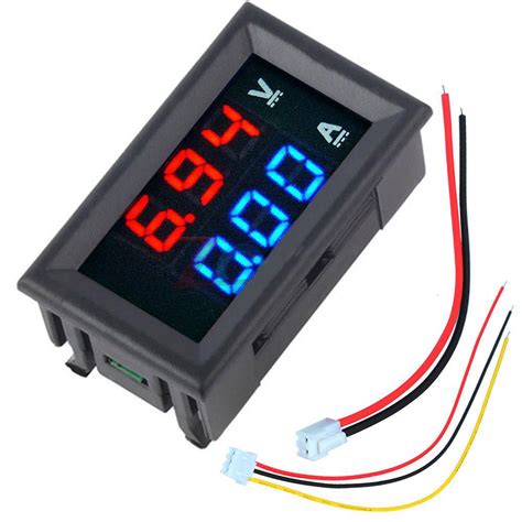 Mini Digital Voltmeter Ammeter Dc 100v 10a Voltmeter Current Meter