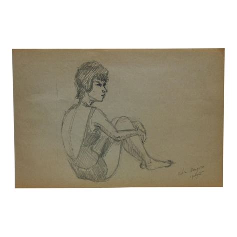1965 Vintage Velia Danzuso Tom Sturges Jr Original Drawing Chairish