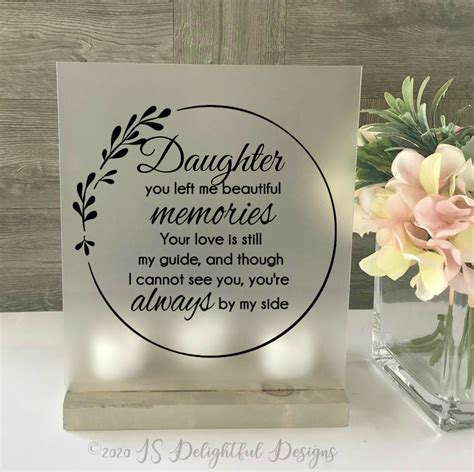 Sympathy Daughter Loss Of Daughter Loss Of Child Daughter Etsy