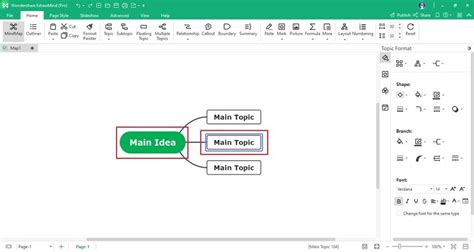 Cell Concept Map Template Edrawmind