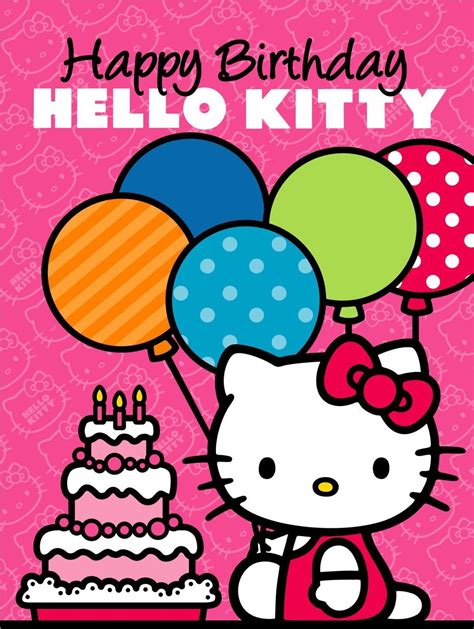 Happy Birthday Hello Kitty Wallpapers Top Free Happy Birthday Hello