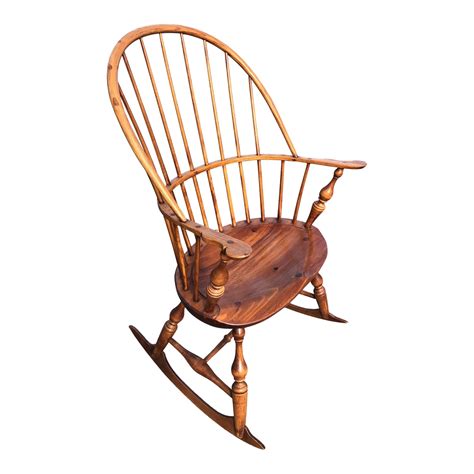 Classic Windsor Style Rocking Chair Chairish