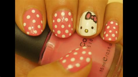 10:20 nails ivette 67 250 просмотров. Diseño de uñas para niñas ╫ Hello kitty ╫ (#40) - YouTube