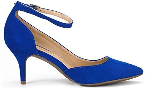 Dream Pairs Womens Ideal Royal Blue Low Heel Dress Pump Shoes 65 M Us Apparel Accessories Pumps
