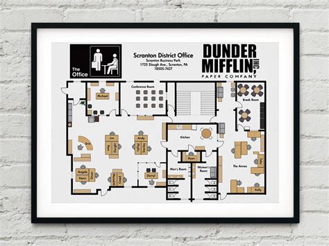 The Office Floor Plan Dunder Mifflin Floorplansclick
