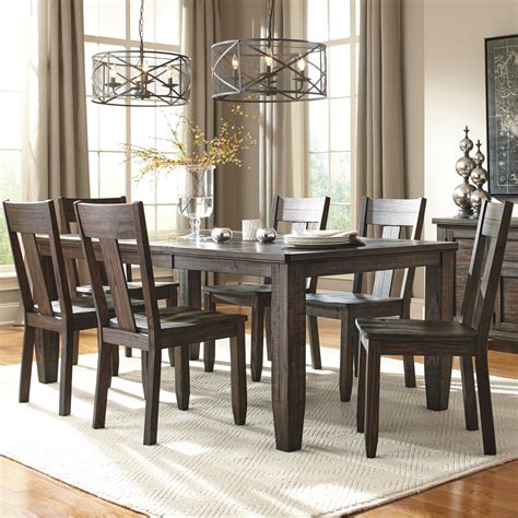 Signature Design By Ashley Trudell 7 Piece Dining Set And Reviews Wayfair