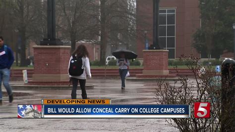 Lawmakers Push To Allow College Students To Carry Concealed Handguns On