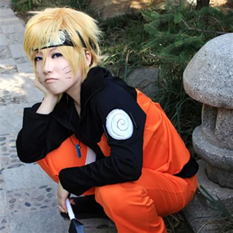 Naruto Cosplay Costume Naruto Uzumaki Anime Full Suits Toppantsheadwear Smlxlxxl Five Size