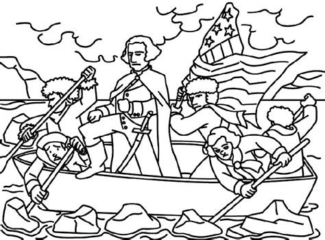 President George Washington Coloring Pages Coloring Pages