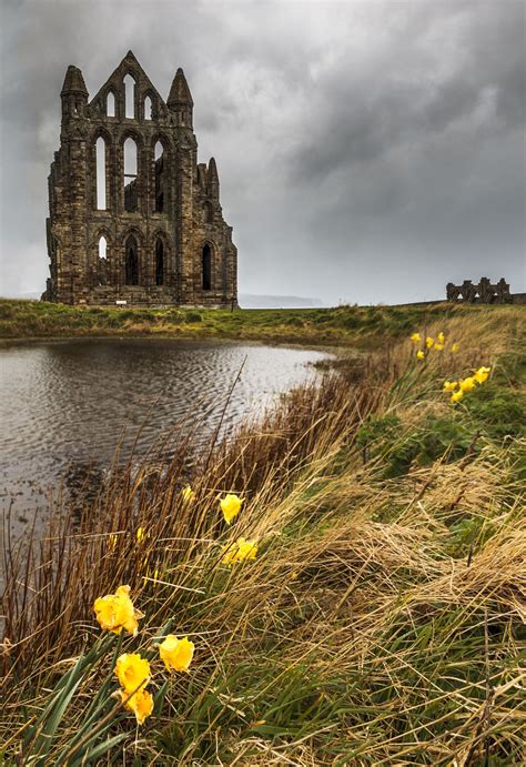 whitby abbey england countryside whitby abbey beautiful places