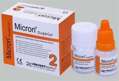 Micron Permanent Tooth White Filling Cement Diy Kit Self Cure Glass