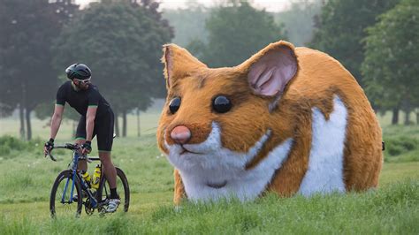 This Giant Hamster Is Roaming Through London Youtube