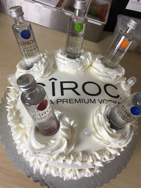 With the candied frosting rim, it's a ton of fun for . Ciroc liquor cake | Willie in 2019 | Liquor cake, Cocktail ...