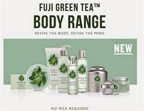 The Body Shop Fuji Green Tea Body Range Revive The Body Detox The