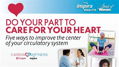 Do Your Part To Care For Your Heart 5 Ways To Improve The Center Of