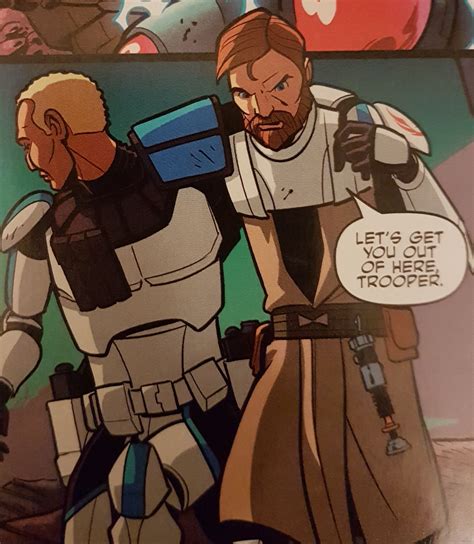 Captain Rex After Saving Obi Wan Star Wars Comics Star Wars Humor