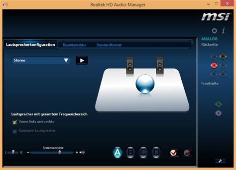 Realtek HD Audio Manager Treiber Download für Windows 11