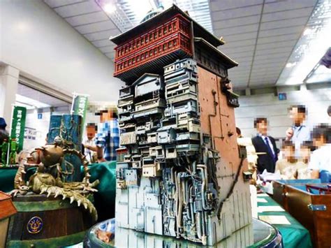 Incredible Spirited Away Bath House Modeled By Japanese Sculptor