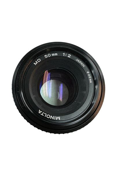Minolta Md 50mm 12 Lens Japan 49mm Ebay