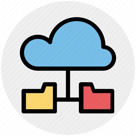 Cloud, cloud computing, cloud data, cloud folders, data sharing, sharing icon - Download on ...
