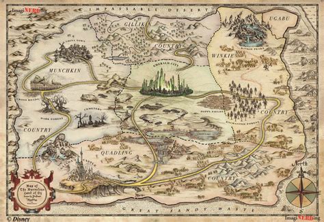 This Beautiful Map Of Oz Fantasy World Map Fantasy Map Map