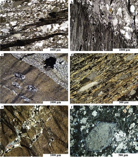 Typical Textures Of Metamorphosed Sedimentary Rocks Of The Mikhailovsk