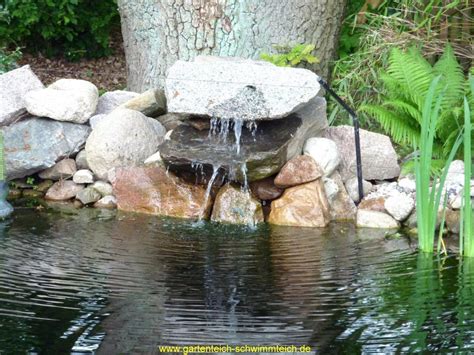 Anders sieht es bei einer betonmauer mit natursteinen aus. Garten Wasserfall Selber Bauen Bachlauf Fr Gartenteich ...