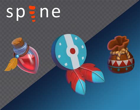 Game Icons Spine 2d Animation Behance