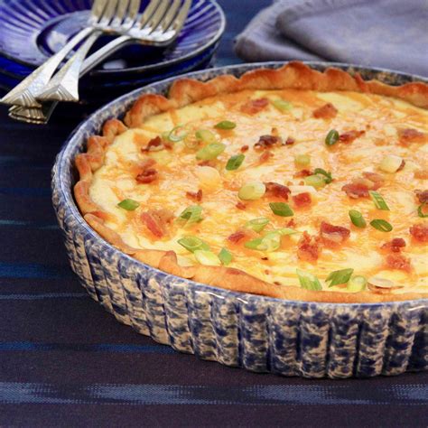 Bacon Cheese And Caramelized Onion Quiche Recipe