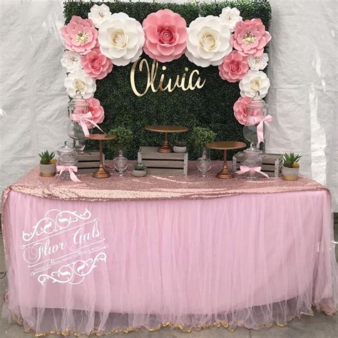 40th Bday Ideas Candy Jars Dessert Table Pretty In Pink Paper