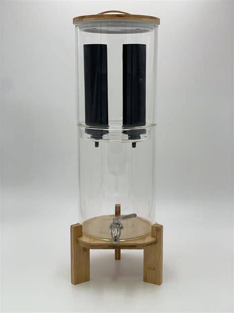 Borosilicate Glass Gravity Water Filter W 2 Black Berkey Filters