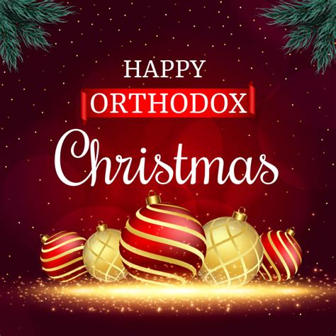 Happy Orthodox Christmas Template Postermywall