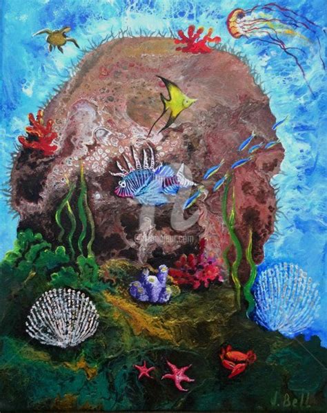 Undersea World Sea Painting World Of T Painting By Valeria