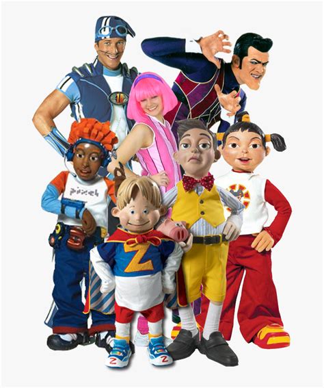 Lazytown Vilamoleza Characters Sportacus Robbierotten Lazy Town Hd Png Download Is Free