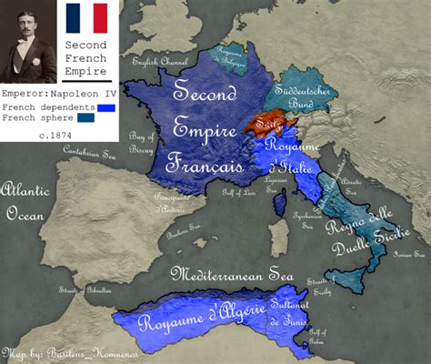 A Victorious Second French Empire C 1874 Imaginarymaps Alternate