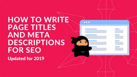 How To Write Page Titles And Meta Descriptions For Seo 2020