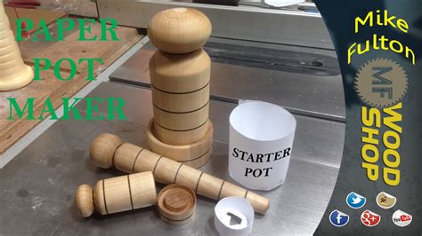 Paper Pot Maker And Dibble Youtube