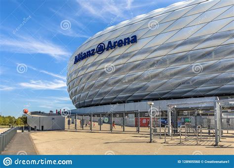 The allianz arena is a football stadium in munich, bavaria, germany with a 75,000 seating capacity. Entrance Allianz Arena Stadium Munich Editorial Image ...