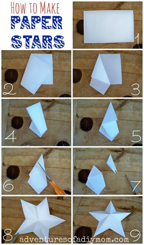 With origami, practice makes perfect.merry christmas to all you origami lovers! How to Make 3-D Paper Stars - Adventures of a DIY Mom