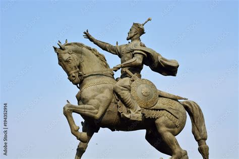 Statue Of Amir Timur Tamerlane 1336 1405 He Was The Founder Of The