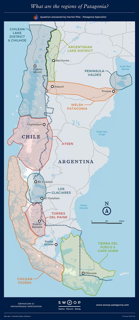 Patagonia On World Map