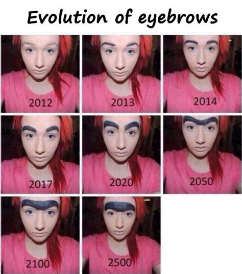 Evolution Of Eyebrows Xdpedia Com