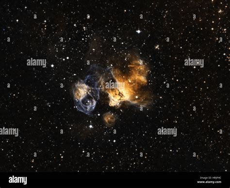 Supernova Remnant Dem L241 Optical Stock Photo Alamy
