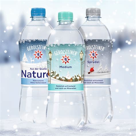Gerolsteiner Mineralwasser In Einer Winter Edition About Drinks Com
