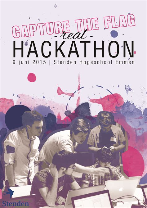 Poster Voor Evenement Capture The Flag Real Hackathon Op Stenden Hogeschool In De