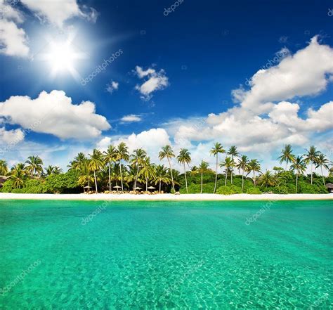 Tropical Island Beach — Stock Photo © Liligraphie 31223679